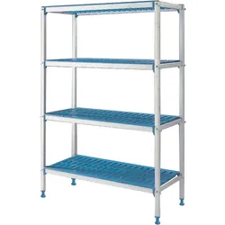 Diamond Regal linear eloxiertem Aluminium 4 Ebenen "Modular Rack, 5 Stück (RLA/204-4/EF)