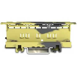 Wago 221-510/000-053 Befestigungsadapter,Serie 221 - 6 mm2,zur Montage auf TS 35/Schraubmontage,dunkelgrau-gelb 221510000053  - 10 Stück