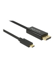 Delock Externer Videoadapter USB-C DisplayPort Schwarz Einzelhandel (85255)