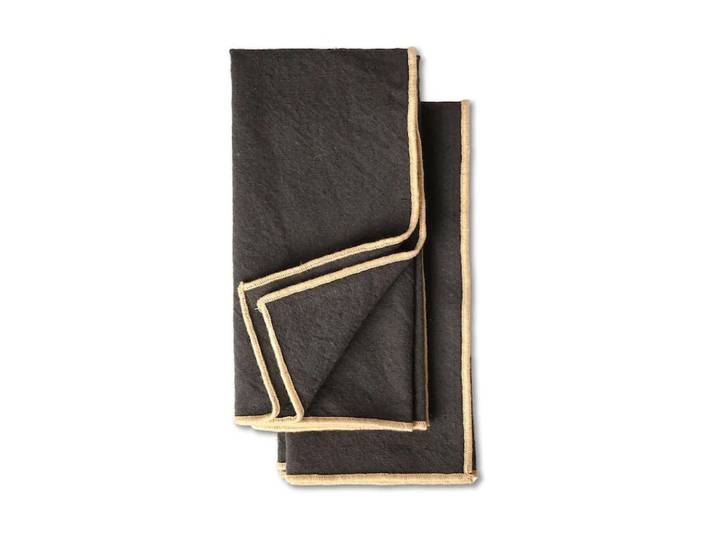 Sagaform Serviette Edith 45x45 cm lot de 2 Gris