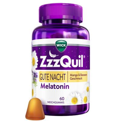 Wick ZzzQuil Gute Nacht Mango & Banane 60 St Fruchtgummi