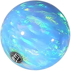 Synthetischer Opal Schraubkugel mit Chirurgenstahl-Gewinde