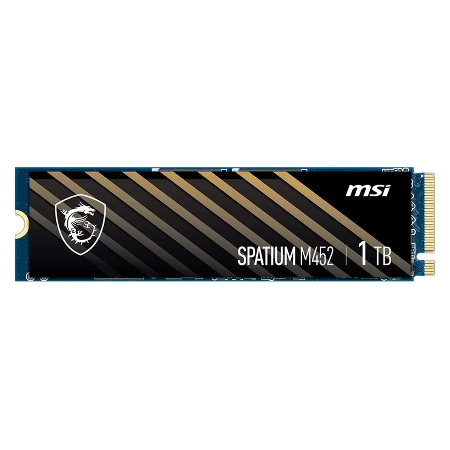 MSI SSD 1TB M.2 Gen4 Spatium M452 PCIe 4.0 3550/2700 TLC (1000 GB, M.2 2280) (S78-440L970-P83)