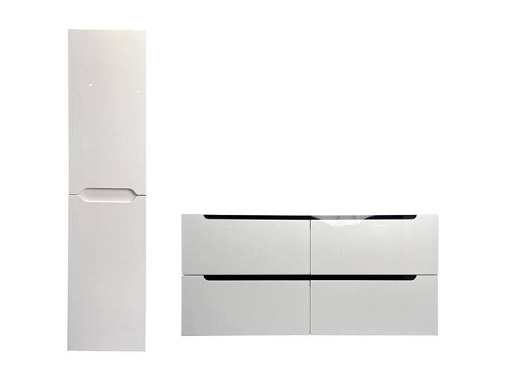 Ensemble salle de bain mdf blanc