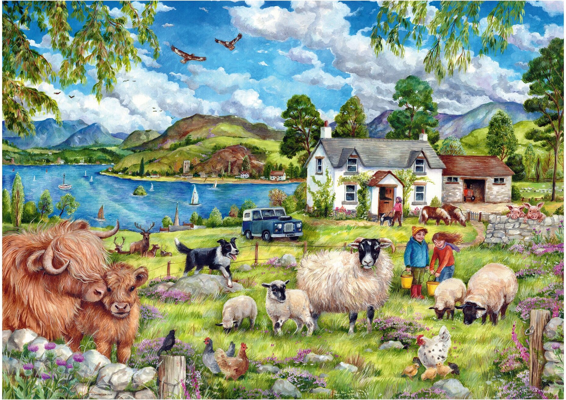 Ravensburger Country Farm 1000 Piece Jigsaw Puzzle for Adults and Children