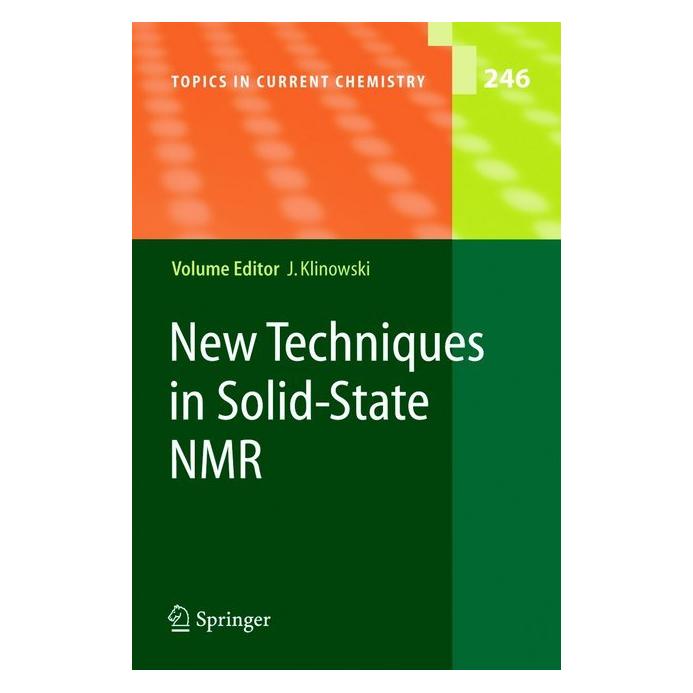 Springer New Techniques in Solid-State NMR (Englisch, Softcover, Jacek Klinowski) (55377628)