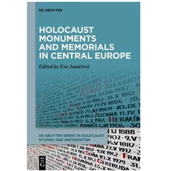 Holocaust Monuments and Memorials in Ce, Sachbücher