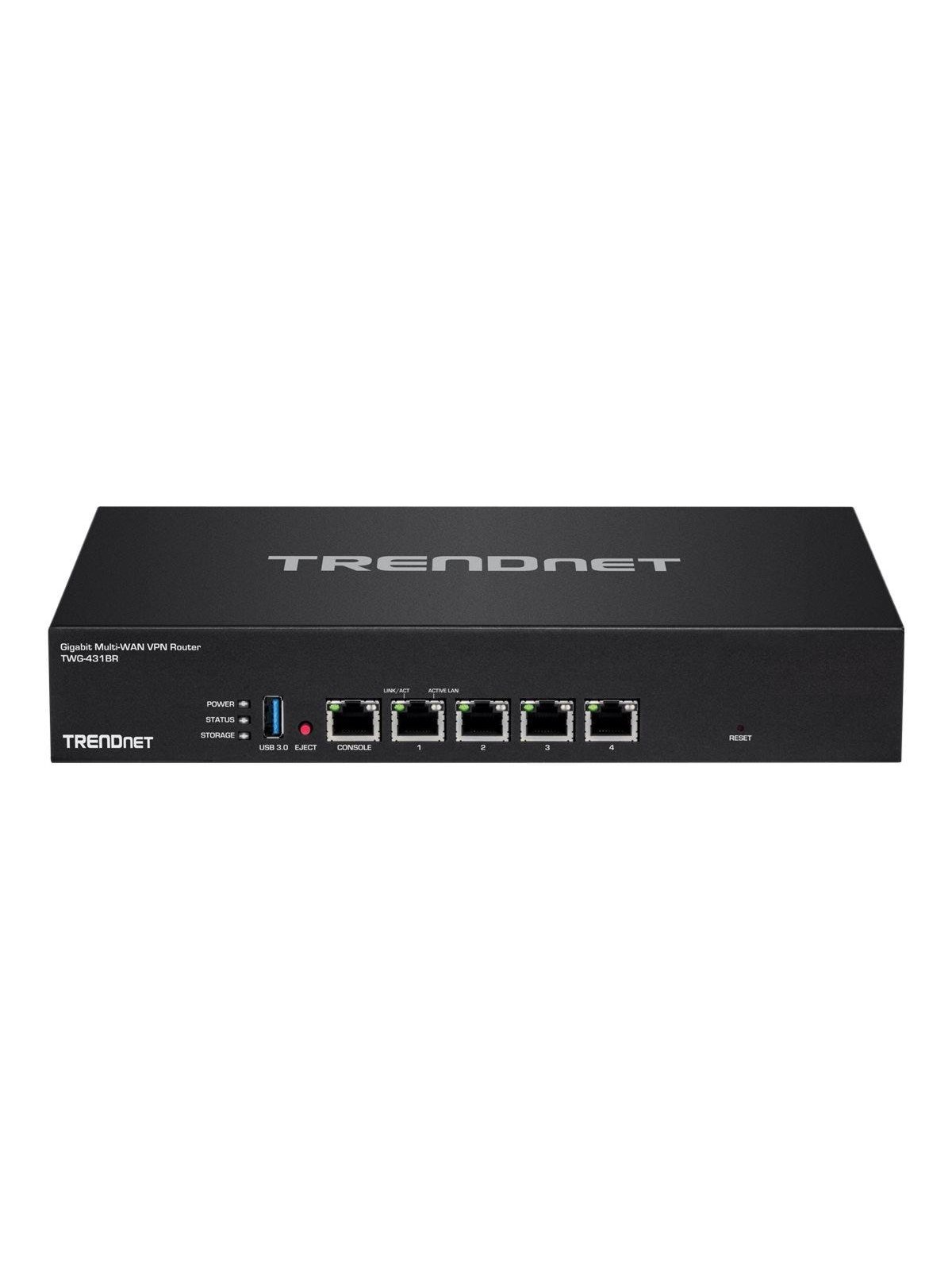 TRENDnet TWG-431BR - router - rack-mountable - Router