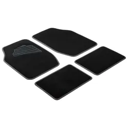 Walser Autoteppich Matrix schwarz-grau
