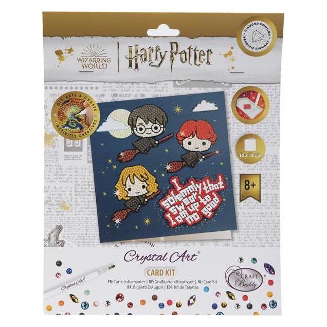 Craft Buddy Flying High, 18x18cm Crystal Art Card (CCK-HPS404)