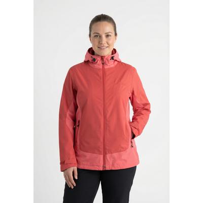 Regenjacke MAIER SPORTS "D GG Allwetterjacke", Damen, Gr. 42, rot (rot orcher, r), Web, Obermaterial: 100% Polyester. Futter: 100% Polyester, kontrastfarbene Details, unifarben mit Farbeinsätzen, verstellbar gerader Abschluss mit Klettverschluss,...