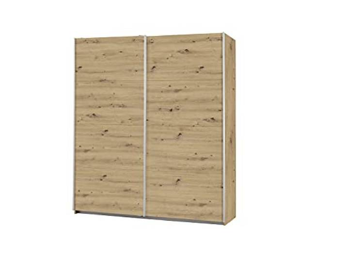 Rauch Möbel Caracas, Schwebetürenschrank, Eiche Artisan, Breite 181 cm