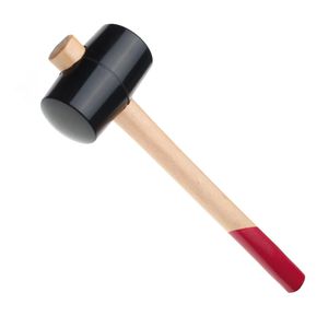Ruthe Gummihammer Gr. 4, 3009060119, Kopf-Ø 90mm, 1500g Kopfgewicht, schwarz, mit Eschenholzstiel