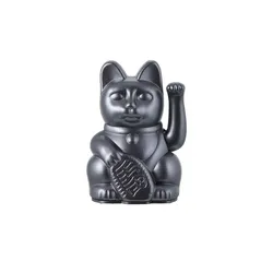 DONKEY Winkekatze   , blau , Kunststoff , Maße (cm): B: 6,5 H: 10 T: 5.0