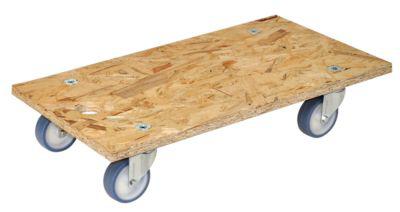 Transportroller Wagner OSB 1173, L 580 x B 300 x H 110 mm, Traglast 250 kg, mit Griffloch