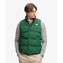 Superdry für Herren. M5012426A Everest-Weste grün (L), Lässig, Polyester, Draußen