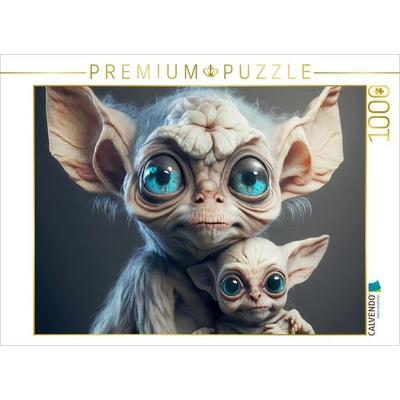 CALVENDO Puzzle Witzige Monster | 1000 Teile Lege-Größe 64x48cm Foto-Puzzle für glückliche Stunden