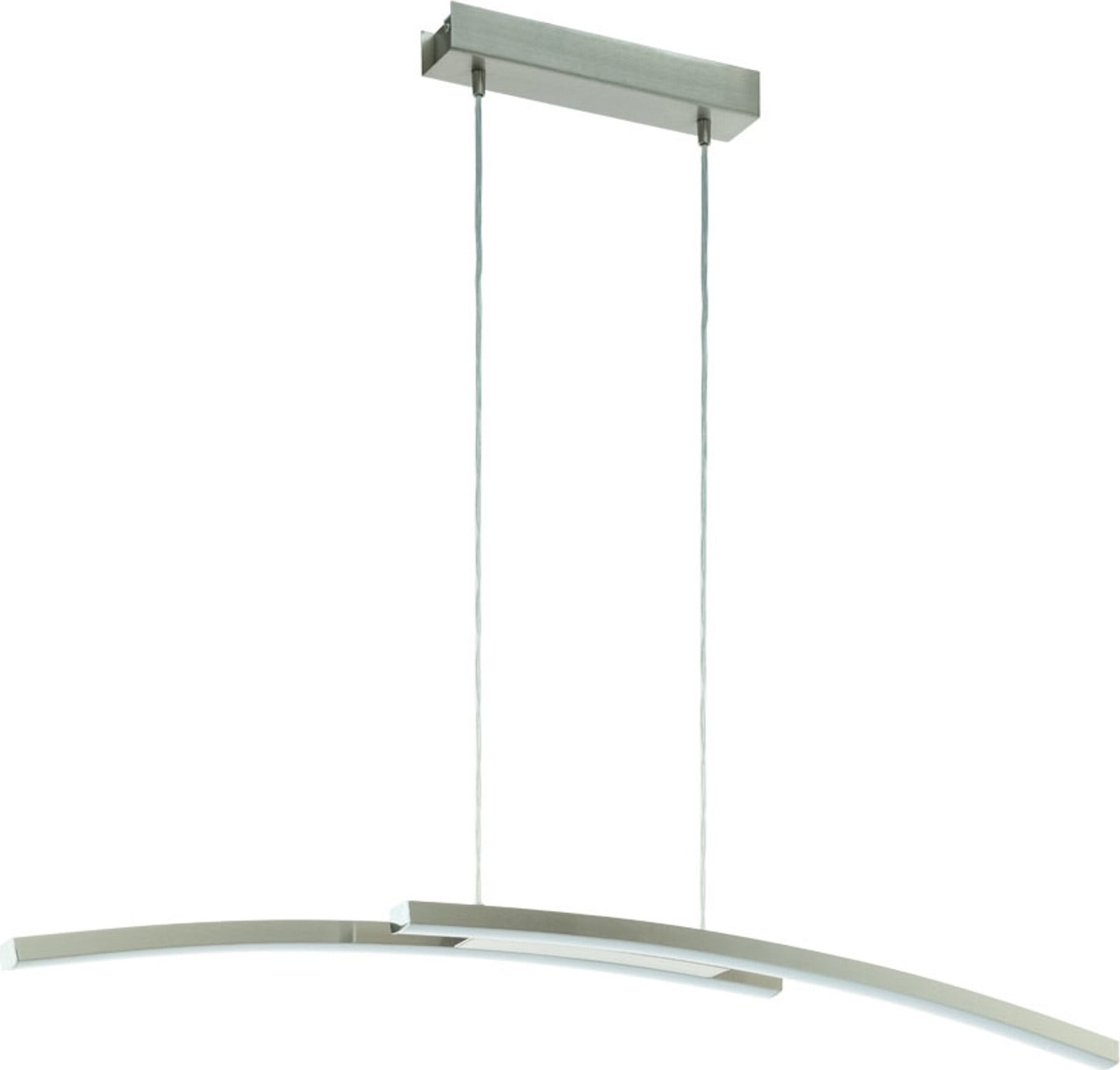 Eglo Fraioli-c Flexibele Hanglamp Wit Satijnstalen Afwerking