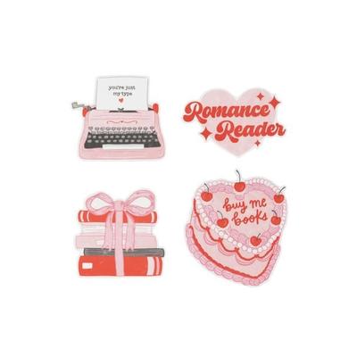 Romance Reader Stickers - Sticker Set of 4