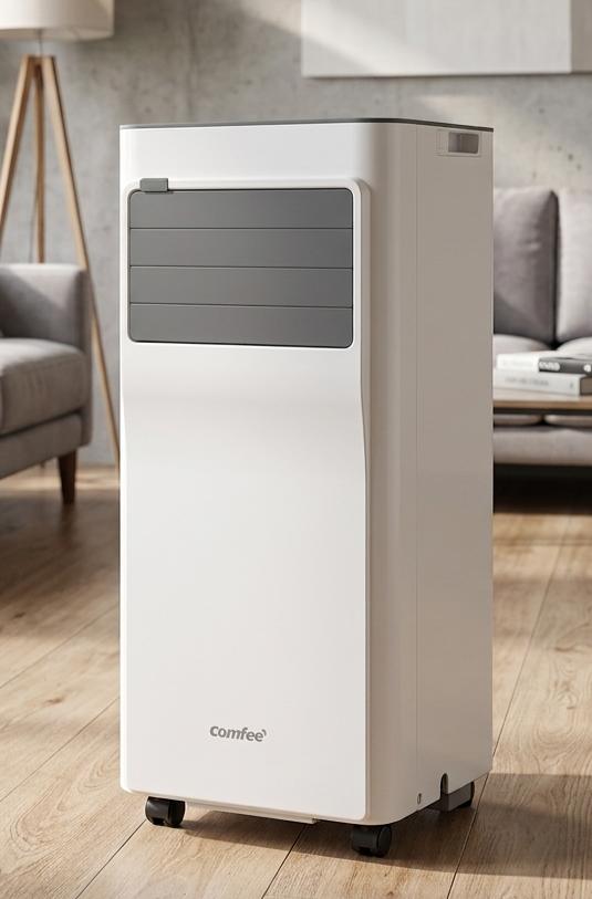 Comfee Easy Cool 7000 Mobiles Klimagerät 3-in-1 7000 BTU/2kW App & Sprachsteuerung bis 25qm
