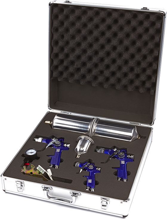 HBM Set spray per vernice professionale da 8 pezzi