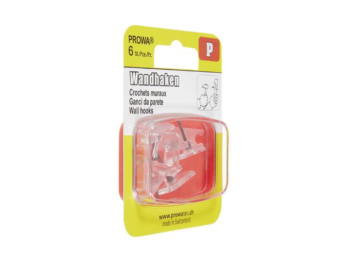 Qualité & Prix Wandhaken mit Montagehilfe 6 Stück