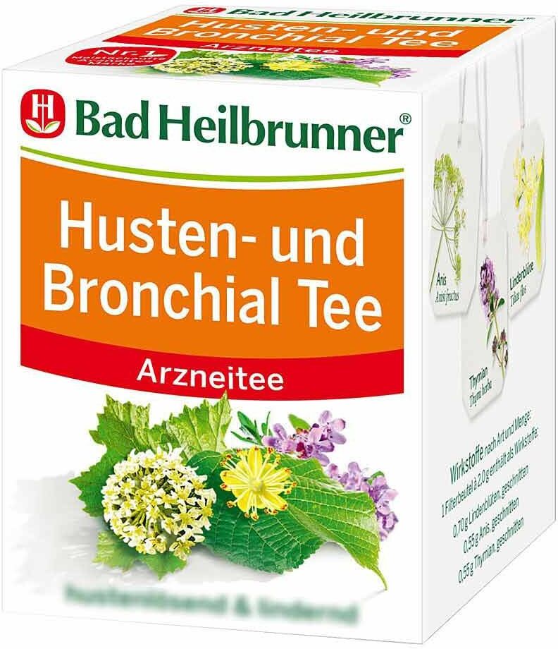 Bad Heilbrunner Husten- und Bronchial Tee N