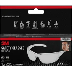 3M Virtua AP Schutzbrille, klar, VIRC