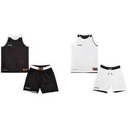 Spalding, Unisex, Sportshirt, Double Face Set (M), Schwarz, M