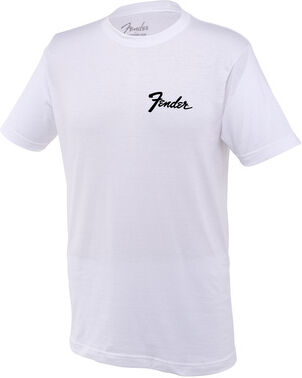 Fender Transition Small Logo Shirt XL Blanc