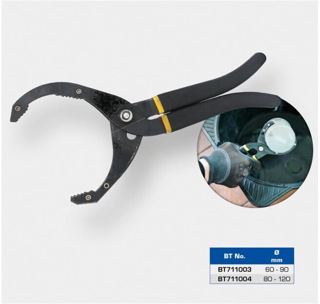 Brilliant Tools Clé universelle pour filtre à huile, BT71 1004 (BT711004)