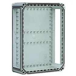 Fibox SLN, Polycarbonat 320 x 320 x 130 mm HxBxT 4 Flanschöffnungen (Gehäuse), Elektronikzubehör + Gehäuse, Grau