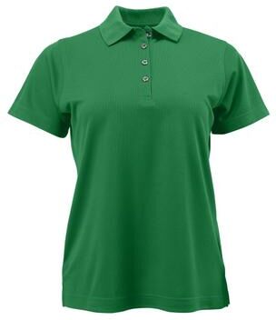 Paragon SM0104 Women's Saratoga Performance Mini Mesh Polo Shirt in Kelly size Small   Microfiber polyester 104