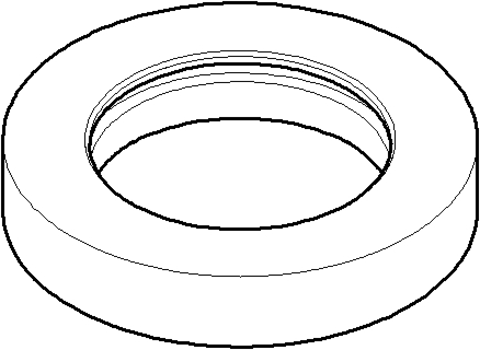 Dornbracht Ring 55x10 platin matt 092810035-06 D 38,6 x 10 mm Platin gebürstet
