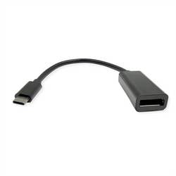 ROLINE Display Adapter USB Typ C - DP, ST/BU, 8K60 12.03.3235