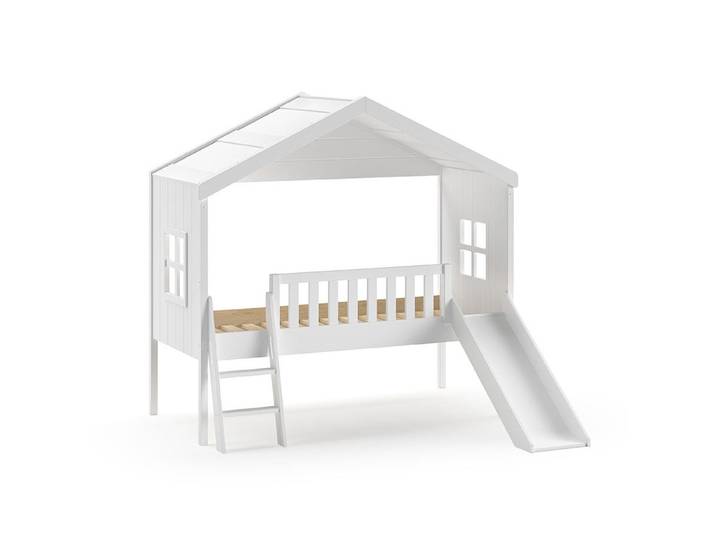 Hausbett mit Rutsche