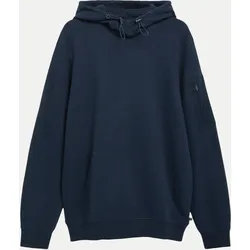 Sweatshirt mit Kapuze Blau M
