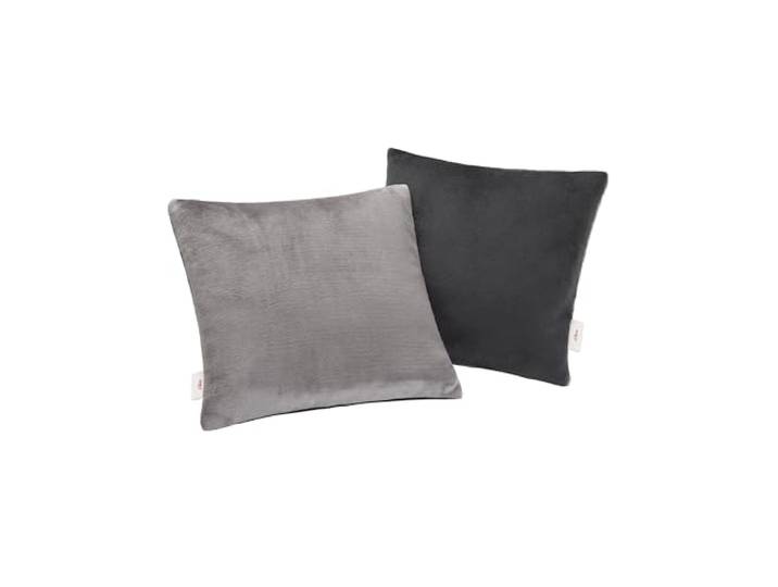 s.Oliver Doublesoft Kissenbezug 40x40 cm - super kuschelig & weich, Polyesterflausch 2 Stück dunkelgrau