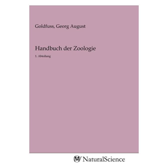 MV-NaturalScience Handbuch der Zoologie (Softcover, Georg August Goldfuss) (56152608)
