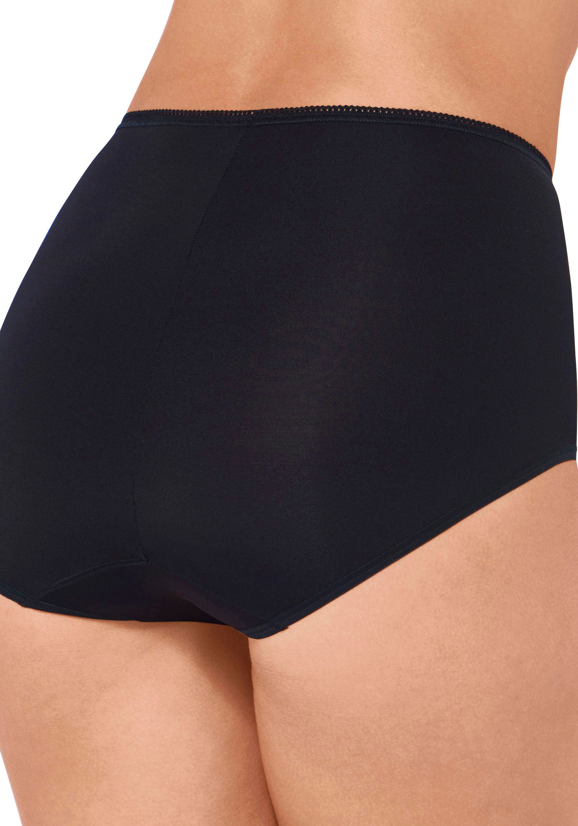 Maxislip SLOGGI "24/7 Microfibre", Damen, Gr. 54, Microfaser, schwarz, Microfaser, Obermaterial: 88% Polyamid, 12% Elasthan, unifarben, körpernah, Unterhosen Maxislip, besonders dehnbare Qualität, leicht, atmungsaktiv, moderner Look schwarz 54, Microfaser