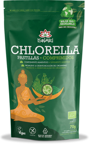 Iswari Chlorella Superfood 140 Organic Tablets