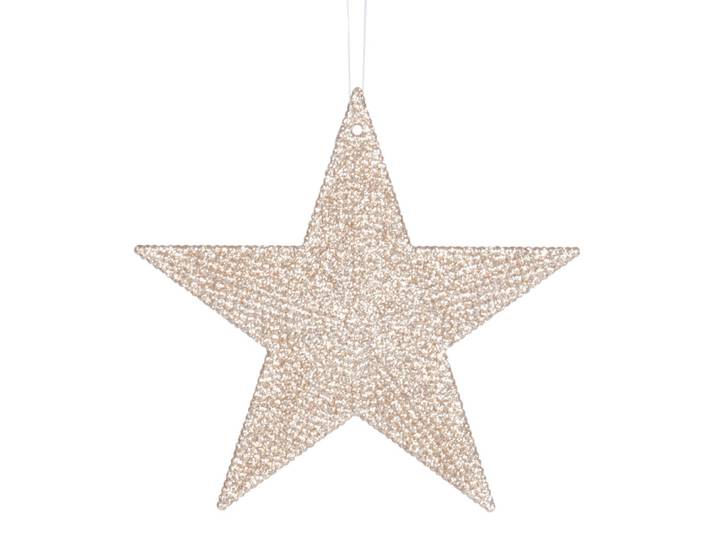 Weihnachtliche Hängedeko mit goldenem Stern