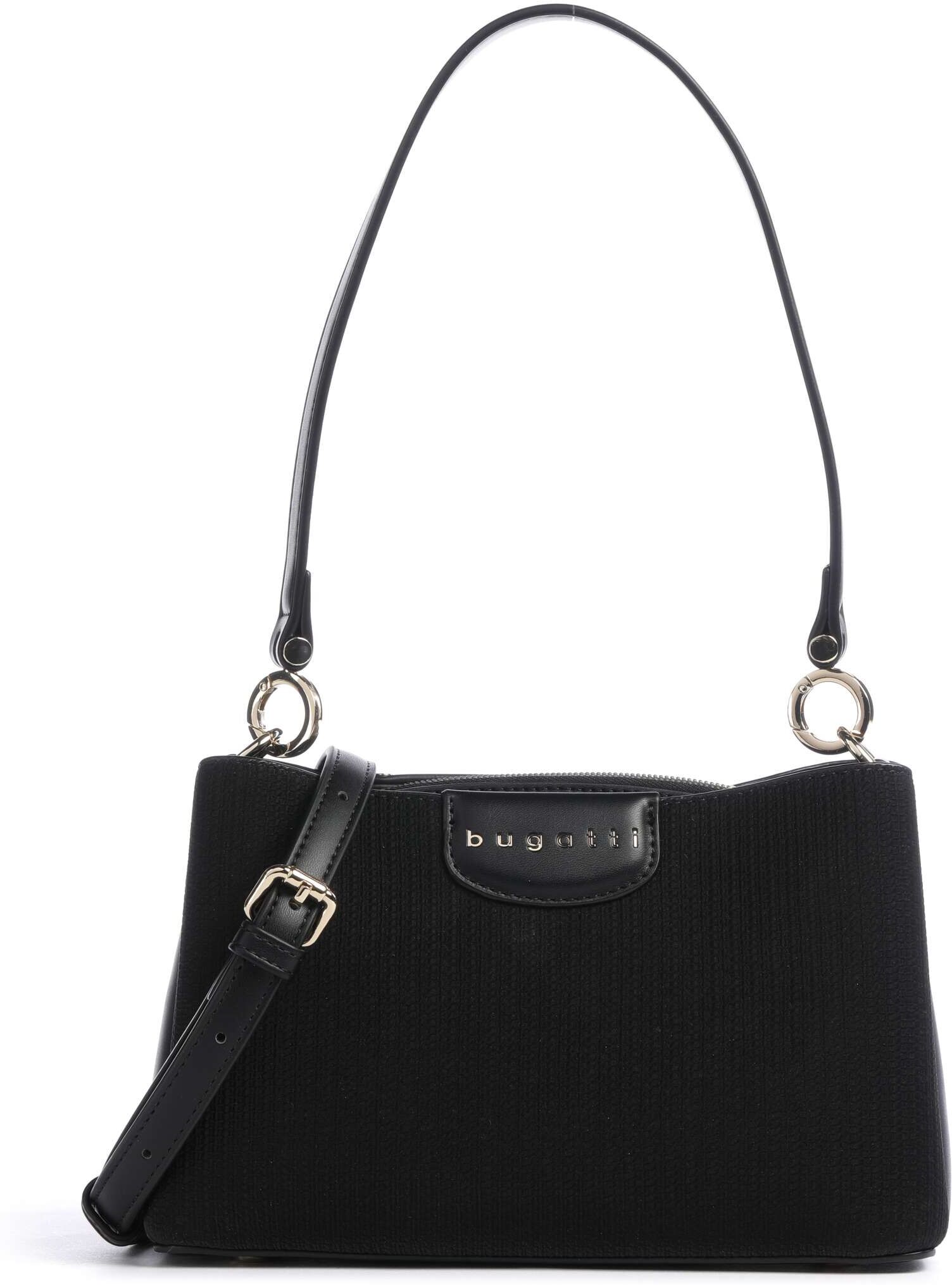 Bugatti Leah Schultertasche, schwarz