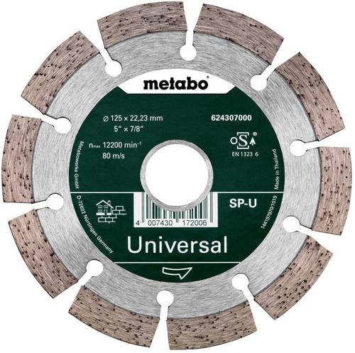 Metabo 624307000 Diamanttrennscheibe Durchmesser 125 mm 1 St.