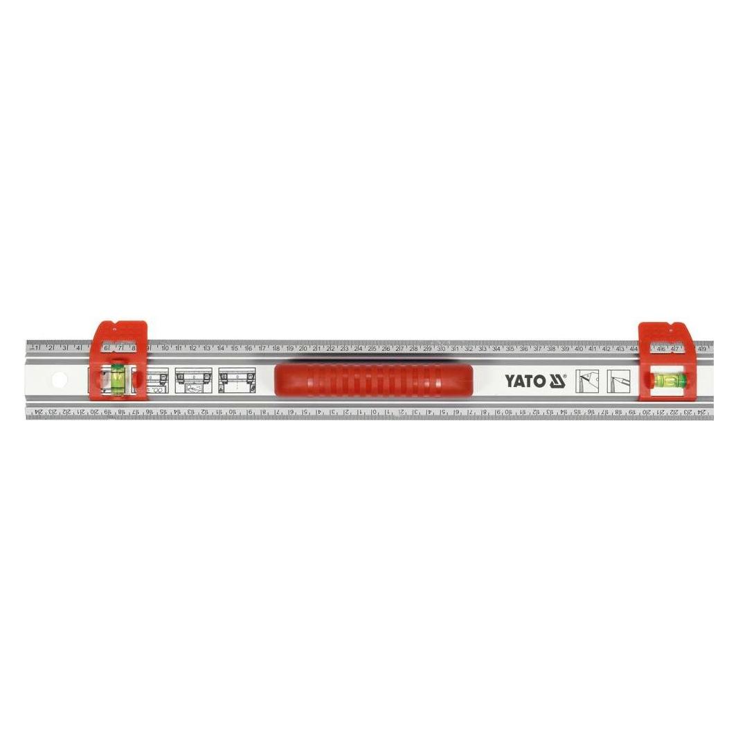 Yato Aluminiummassstab 1000 mm (YT-70715) (100 cm, Aluminium) (YT-70715)