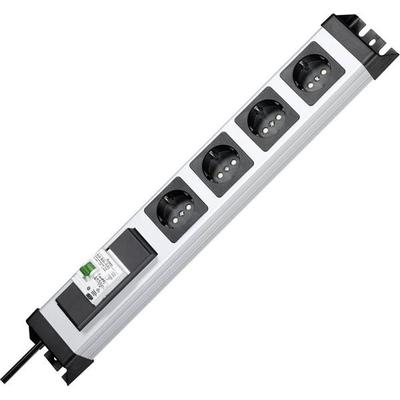 POWERversal 4fach Steckdosenleiste mit FI/LS
