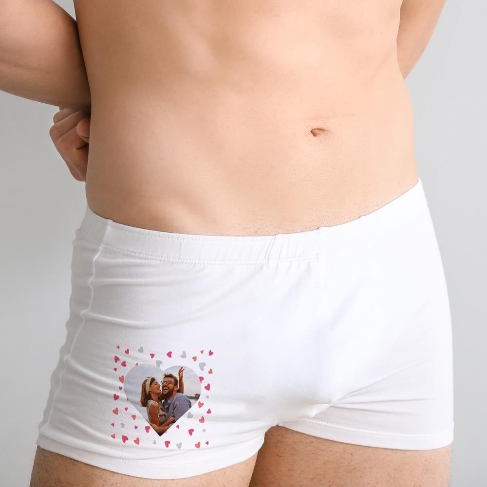 Ocadeau Caleçon boxer photo coeur