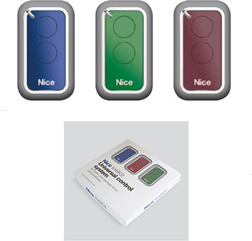 NICE AUTOMATION Nice Kit trasmettitori completo di ricevitore OX2 + 3 telecomandi rosso+verde+blu