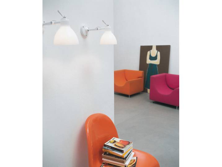Luxy H0 Applique Murale/Plafonnier Blanc/Jaune - Rotaliana - Salon / séjour - Métal
