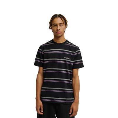 T-Shirt DC SHOES "Sheriff Stripe", Herren, Gr. L, schwarz, Obermaterial: 100% Baumwolle., Shirts T-Shirt